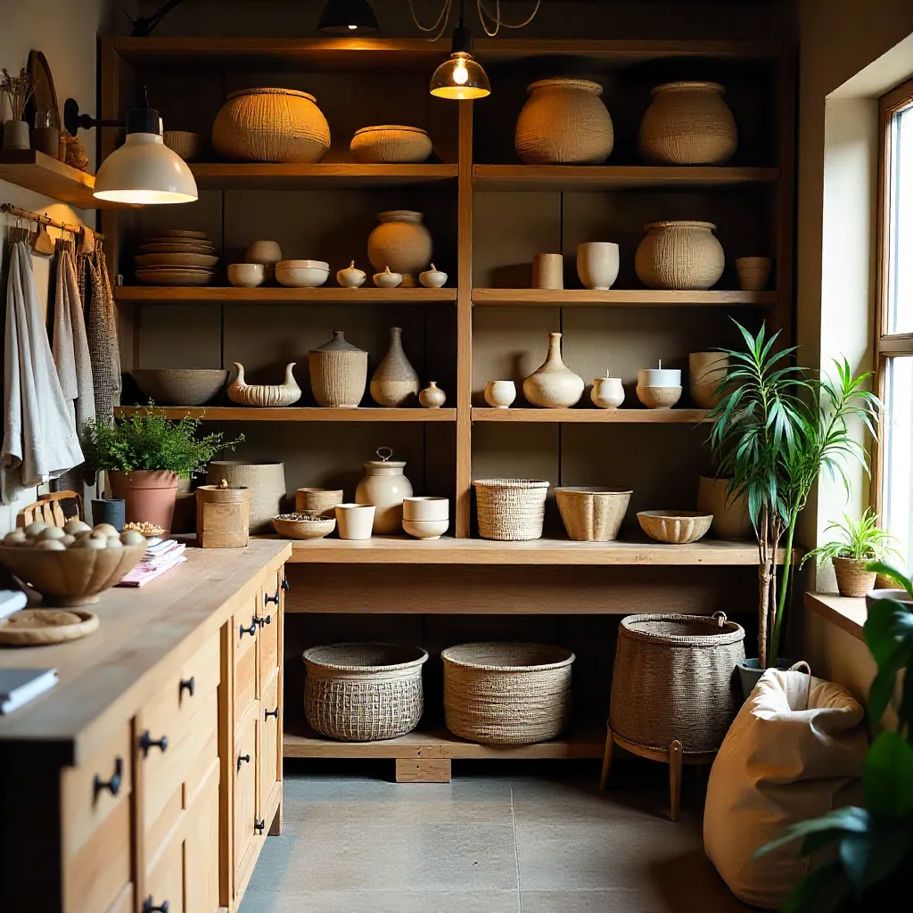 Hantverkare vid arbete